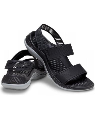 Chanclas de Mujer crocs 206711 SANDALIAS DE MUJER LITERID NEGRO