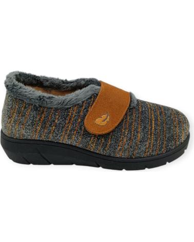 Pantufas de Mulher ROAL ZAPATILLA CASA CERRADA GRIS