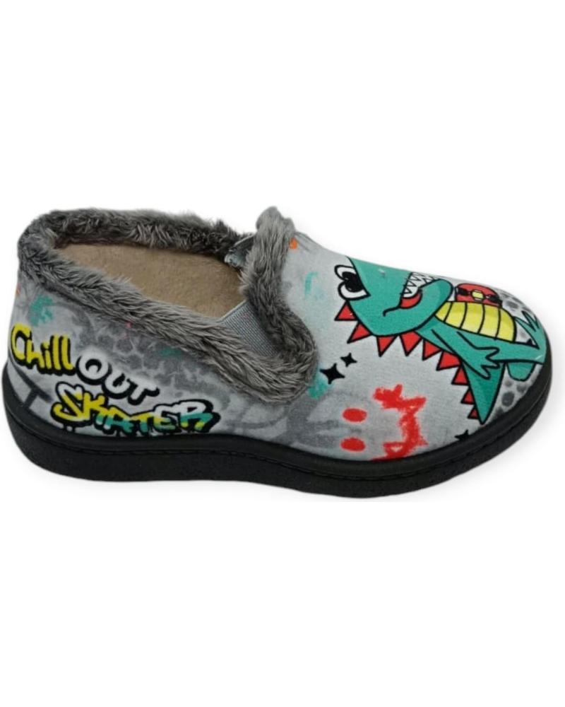 Pantoufles pour Fille et Garçon ROAL ZAPATILLA CASA CERRADA GRIS