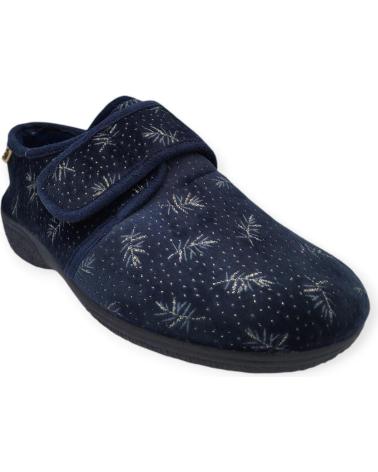 Pantufas de Mulher BEREVERE ZAPATILLA VELCRO AZUL