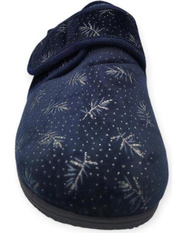 Pantufas de Mulher BEREVERE ZAPATILLA VELCRO AZUL
