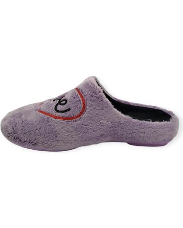 Calzado de casa de Mujer BEREVERE ZAPATILLA CASA MORADO