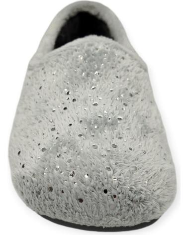 Pantufas de Mulher BEREVERE ZAPATILLA CASA CERRADA GRIS