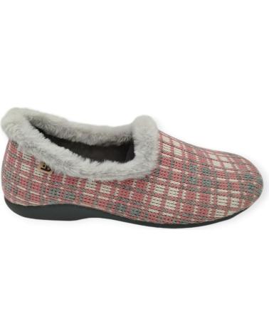 Pantufas de Mulher BEREVERE ZAPATILLA CASA CERRADA BEIGE
