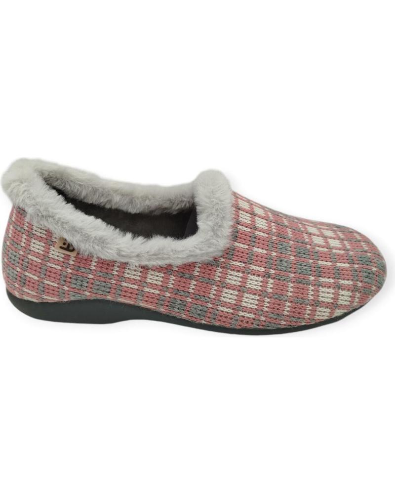 Pantufas de Mulher BEREVERE ZAPATILLA CASA CERRADA BEIGE