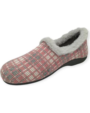 Pantufas de Mulher BEREVERE ZAPATILLA CASA CERRADA BEIGE