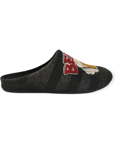 Hausschuhe für Herren CALZAMUR ZAPATILLA CASA 40423 NEGRO