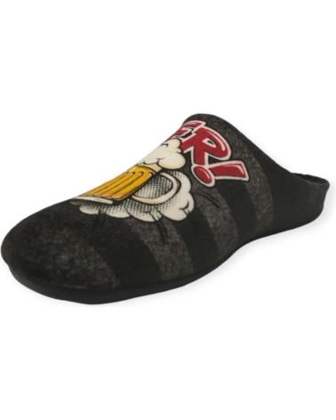 Hausschuhe für Herren CALZAMUR ZAPATILLA CASA 40423 NEGRO