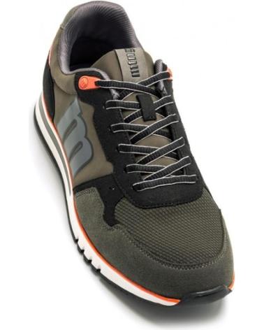 Sneaker für Herren MTNG ZAPATILLA NEGRA Y KAKI MUSTANG 84723 NEGRO