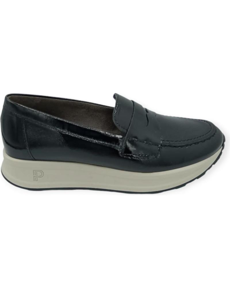 Woman shoes PITILLOS MOCASIN PIEL 10200 NEGRO