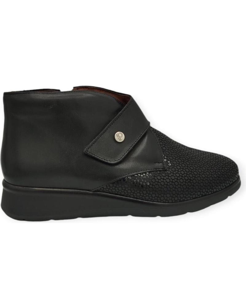 Botines de Mujer PITILLOS BOTIN PIEL 10013 NEGRO