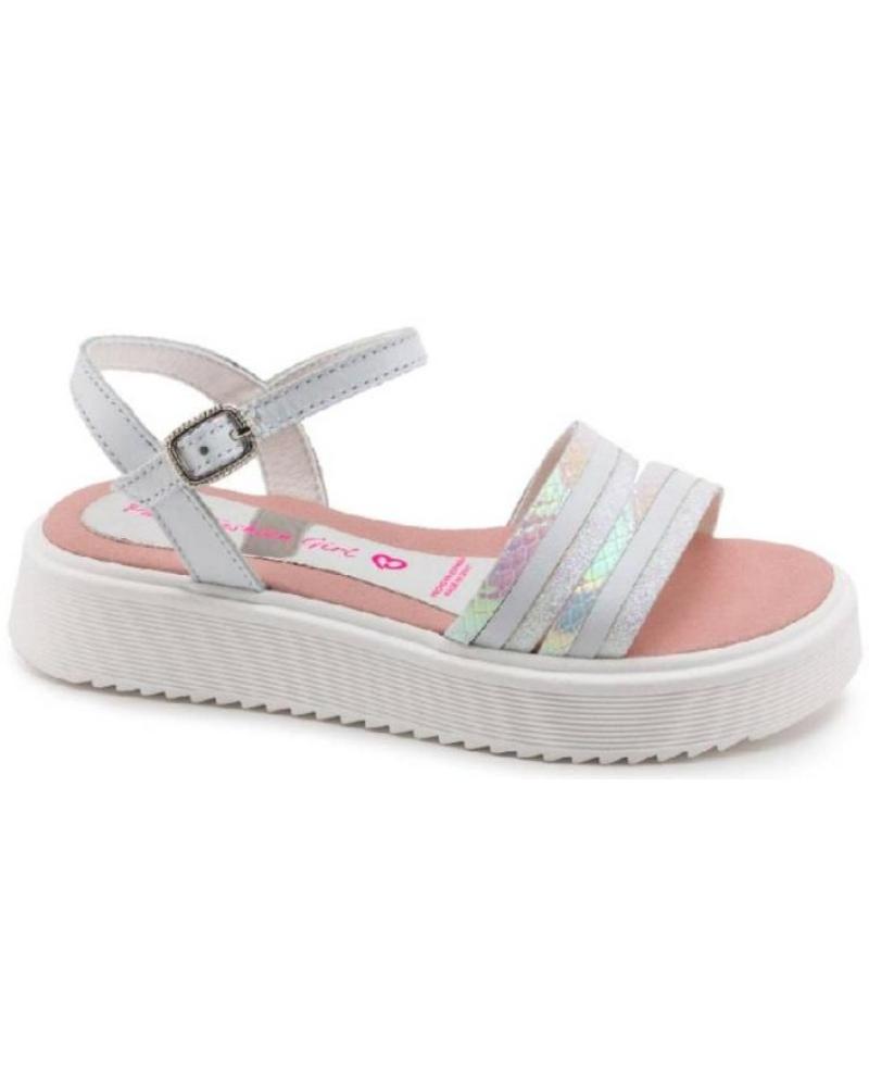 Sandali per Bambina PABLOSKY SANDALIA NINA TIRAS ARCO IRIS OLIMPO BLANCO