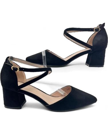 Sandales pour Femme TIMBOS SANDALIA TACON VESTIR DE MUJER 128671 NEGRO