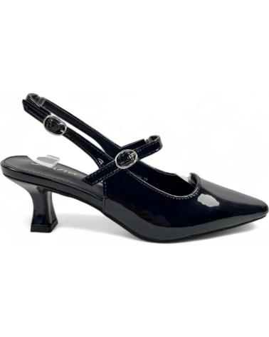 Sandálias de Mulher TIMBOS SANDALIA TACON DESTALONADO MUJER 130751 NEGRO