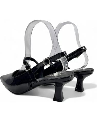 Sandálias de Mulher TIMBOS SANDALIA TACON DESTALONADO MUJER 130751 NEGRO