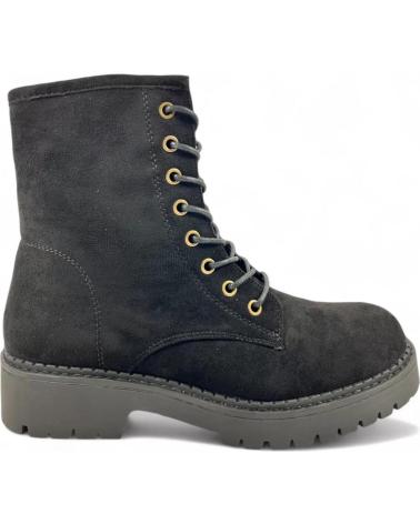 Stivaletti per Donna TIMBOS BOTIN MILITAR DE MUJER 130748 NEGRO