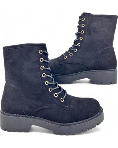 Stivaletti per Donna TIMBOS BOTIN MILITAR DE MUJER 130748 NEGRO