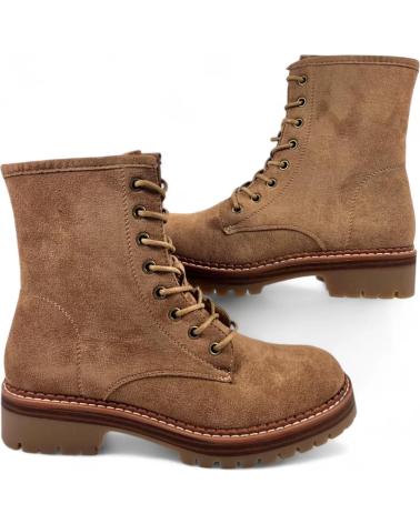 Stivaletti per Donna TIMBOS BOTIN MILITAR DE MUJER MARRON 130747 MARRóN