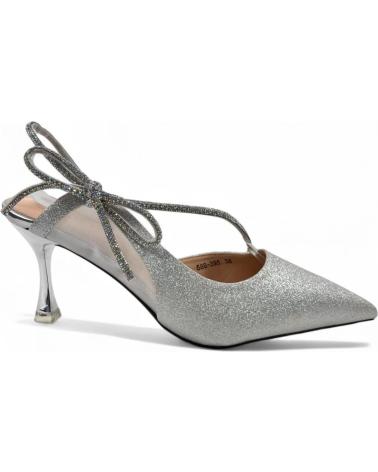Sandálias de Mulher TIMBOS SANDALIA TACON FIESTA MUJER PLATA 130745 PLATEADO