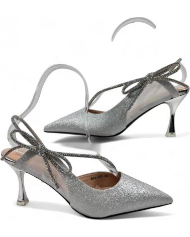 Sandálias de Mulher TIMBOS SANDALIA TACON FIESTA MUJER PLATA 130745 PLATEADO