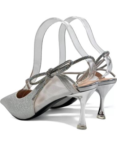 Sandálias de Mulher TIMBOS SANDALIA TACON FIESTA MUJER PLATA 130745 PLATEADO