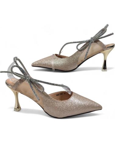 Sandálias de Mulher TIMBOS SANDALIA TACON FIESTA MUJER ORO 130743 AMARILLO