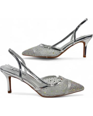 Sandálias de Mulher TIMBOS SANDALIA TACON FIESTA MUJER PLATA 130742 PLATEADO