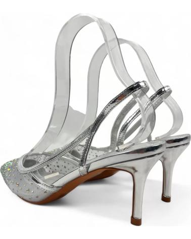 Sandálias de Mulher TIMBOS SANDALIA TACON FIESTA MUJER PLATA 130742 PLATEADO