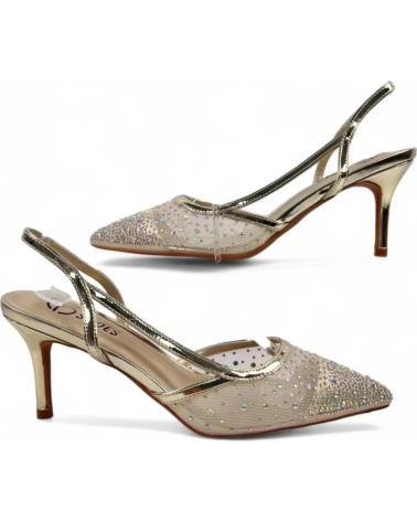 Sandálias de Mulher TIMBOS SANDALIA TACON FIESTA MUJER ORO 130740 AMARILLO
