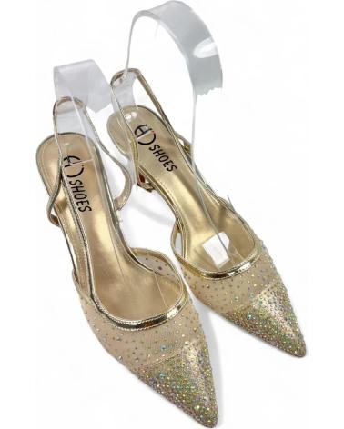 Sandálias de Mulher TIMBOS SANDALIA TACON FIESTA MUJER ORO 130740 AMARILLO