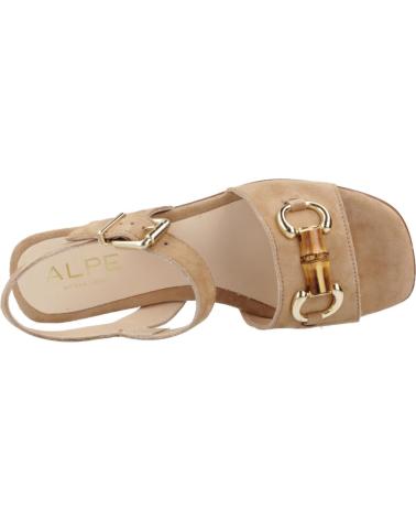 Sandálias de Mulher ALPE SANDALIAS MUJER MODELO 5175 12 COLOR MARRON CUERO