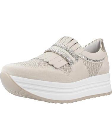 Esportes  de Mulher NERO GIARDINI ZAPATILLAS MUJER MODELO E409815D COLOR BEIS 714