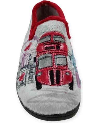 Pantofole per Donna ROAL ZAPATILLA CASA CERRADA GRIS
