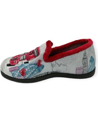 Pantofole per Donna ROAL ZAPATILLA CASA CERRADA GRIS