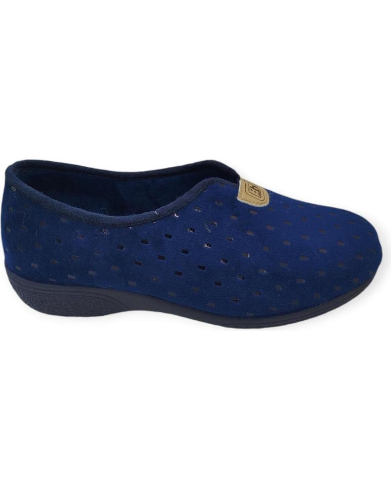 Hausschuhe für Damen BEREVERE ZAPATILLA CONFORT AZUL