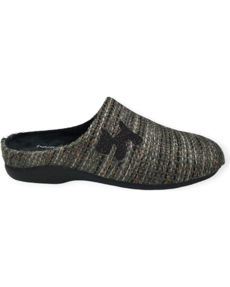 Hausschuhe für Damen BEREVERE ZAPATILLA CASA GRIS