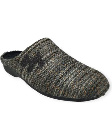 Hausschuhe für Damen BEREVERE ZAPATILLA CASA GRIS