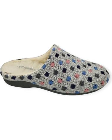 Hausschuhe für Damen BEREVERE ZAPATILLA CASA GRIS