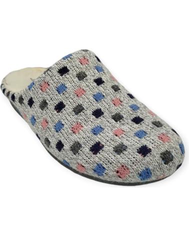 Hausschuhe für Damen BEREVERE ZAPATILLA CASA GRIS