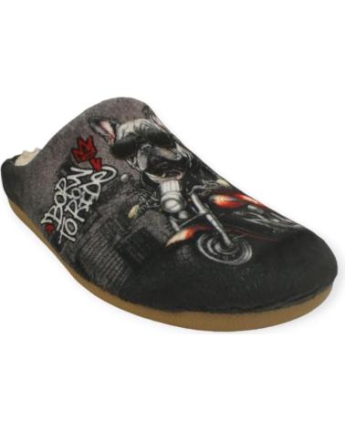 Hausschuhe für Herren CALZAMUR ZAPATILLA CASA 40434 NEGRO