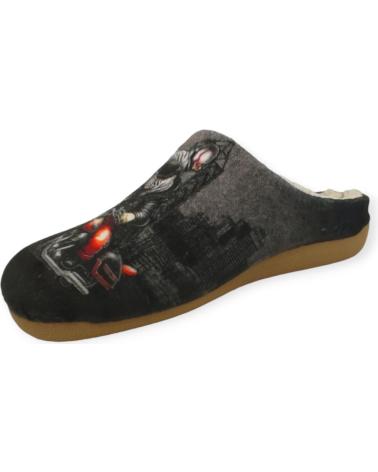 Hausschuhe für Herren CALZAMUR ZAPATILLA CASA 40434 NEGRO