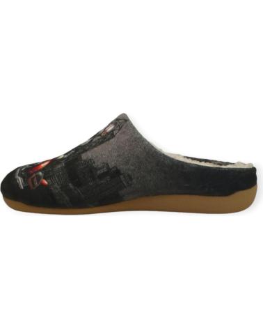 Hausschuhe für Herren CALZAMUR ZAPATILLA CASA 40434 NEGRO