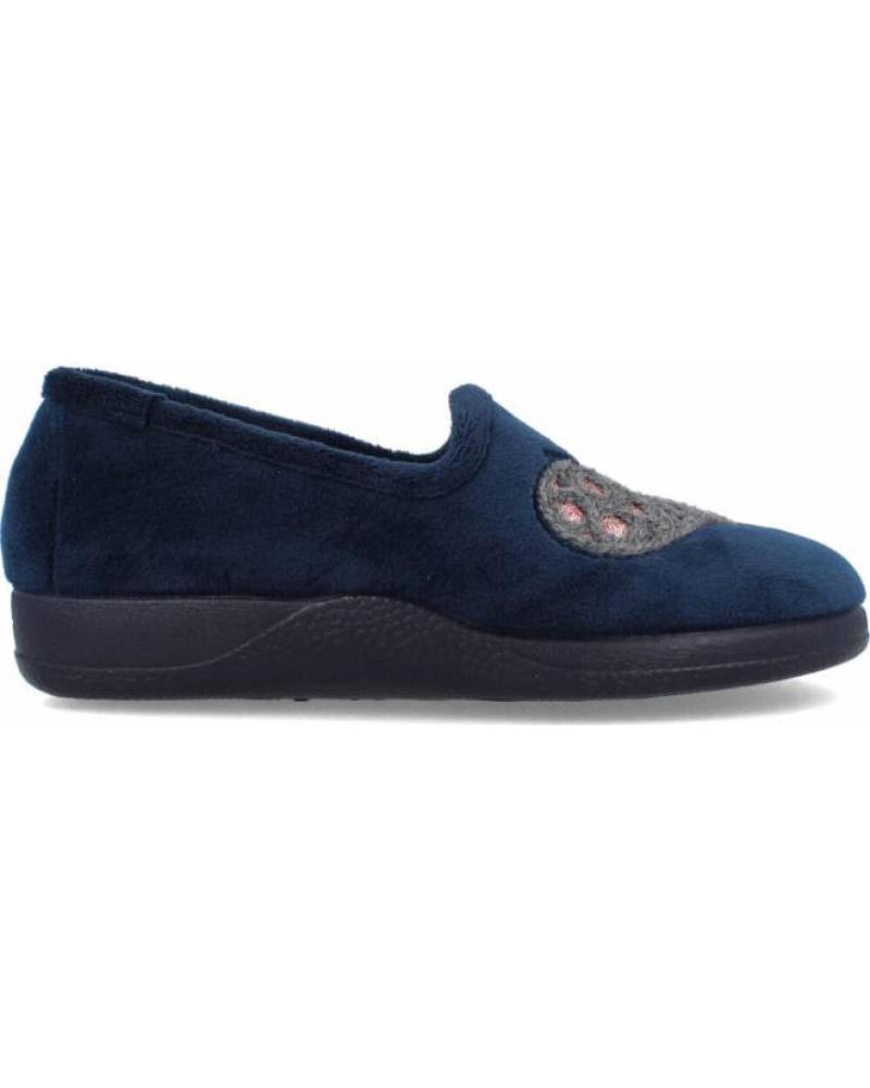 Calzado de casa de Mujer VALVERDE DEL CAMINO ZAPATILLA D VALVERDE 1172 AZUL