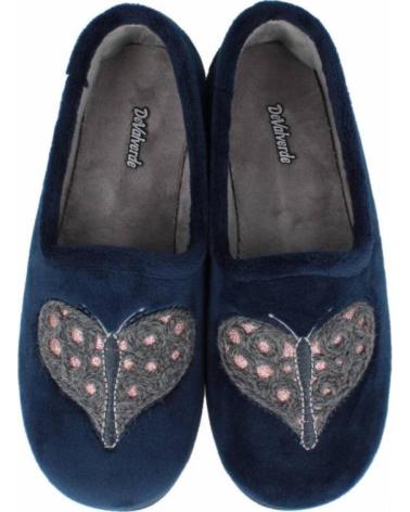 Calzado de casa de Mujer VALVERDE DEL CAMINO ZAPATILLA D VALVERDE 1172 AZUL