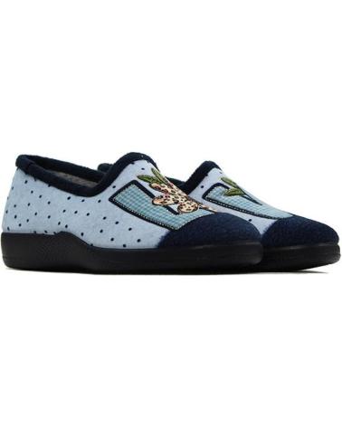 Calzado de casa de Mujer VALVERDE DEL CAMINO ZAPATILLA D VALVERDE 1169 AZUL