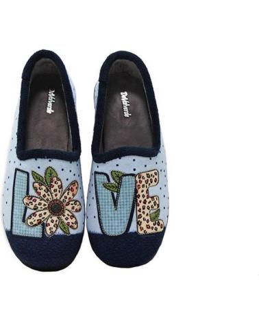 Calzado de casa de Mujer VALVERDE DEL CAMINO ZAPATILLA D VALVERDE 1169 AZUL