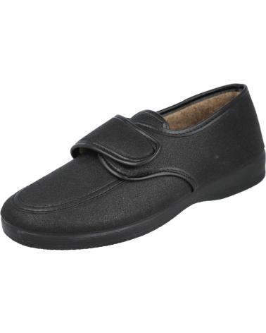 Scarpe per Uomo L&R SHOES LR SHOES 230 ZAPATOS SUAVES CON CIERRE ADHESIVO PARA HOMBRE NEGRO