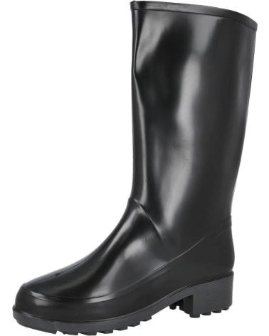 Botas de agua de Mujer L&R SHOES LR SHOES 158-OF-24518-AROSA BOTAS DE AGUA PARA MUJER NEGRO