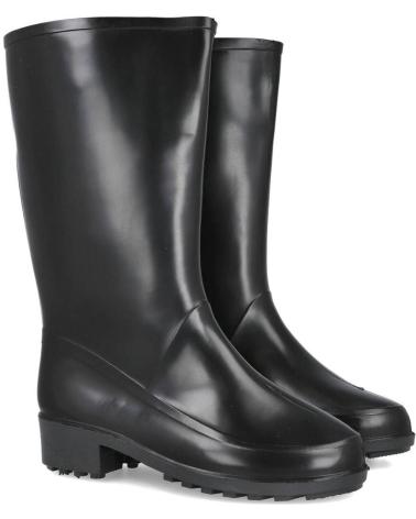 Botas de agua de Mujer L&R SHOES LR SHOES 158-OF-24518-AROSA BOTAS DE AGUA PARA MUJER NEGRO