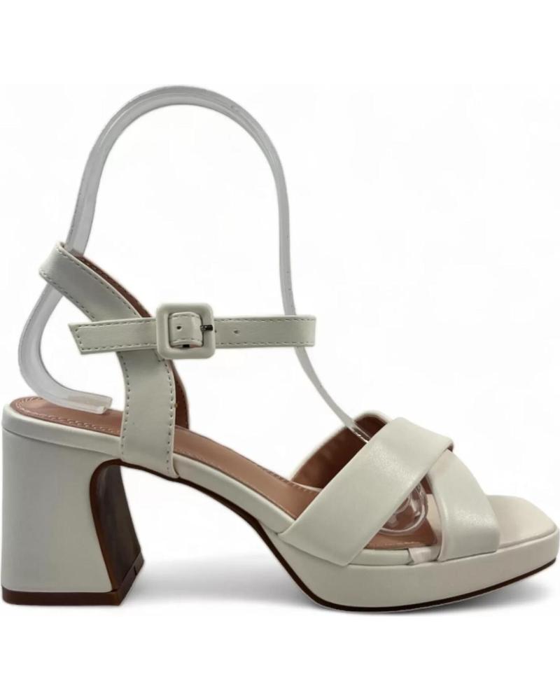 Sandalen für Damen TIMBOS SANDALIA TACON NOVIA 130791 BLANCO